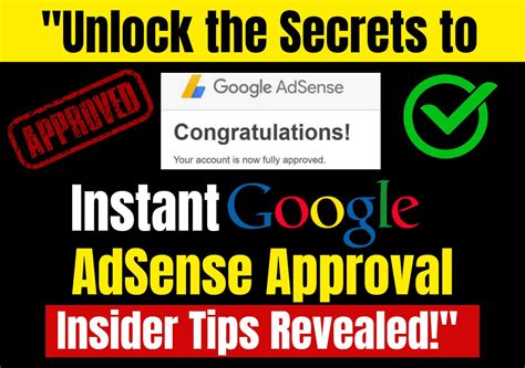 adsense approval